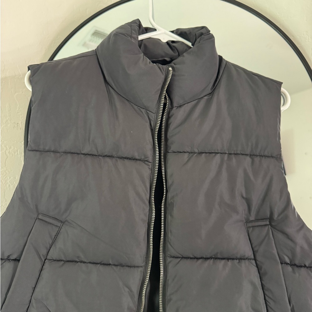 Altar'd State Gray Quilted Vest